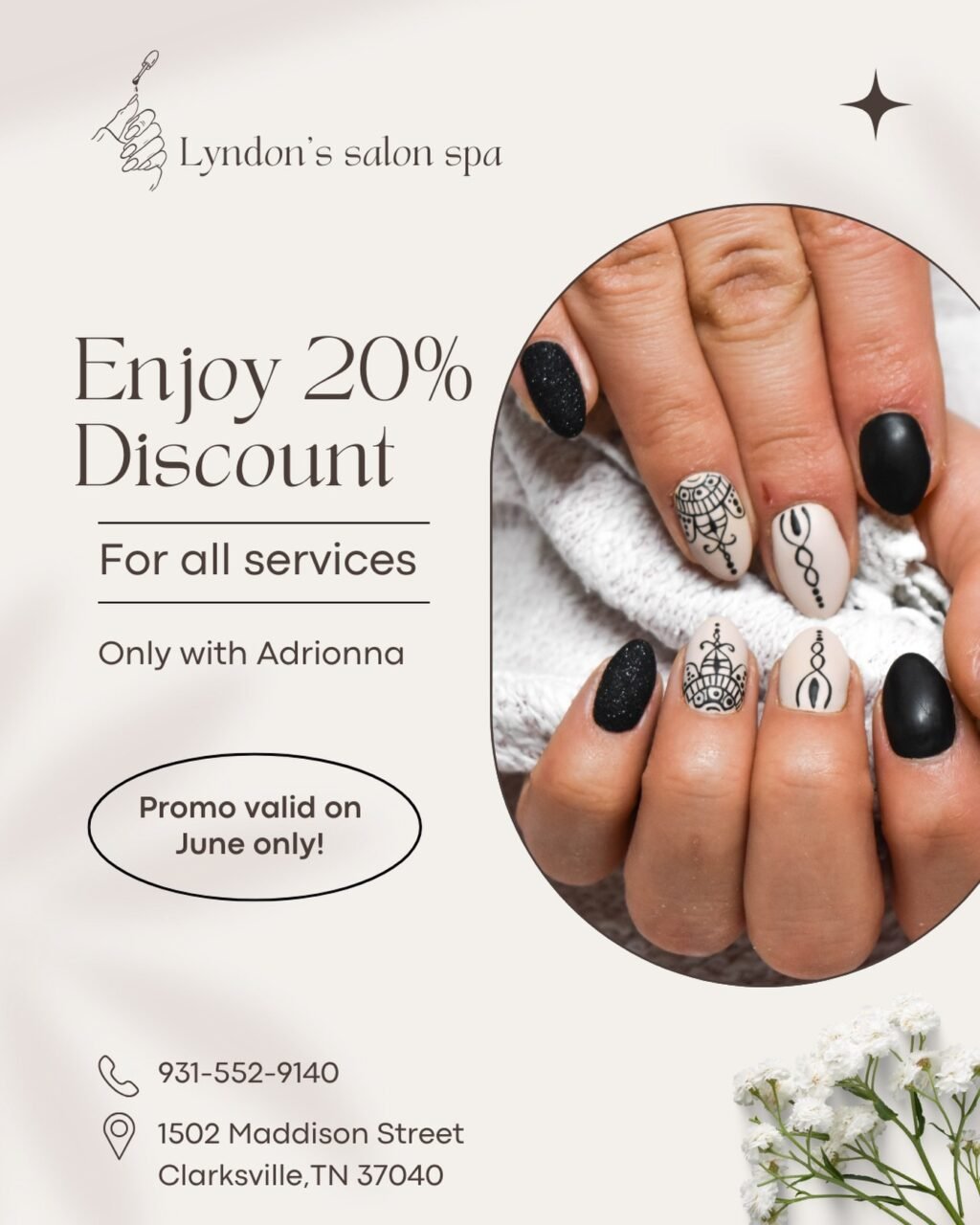 Instagram post from lyndonssalonspa. This post is in position 3.