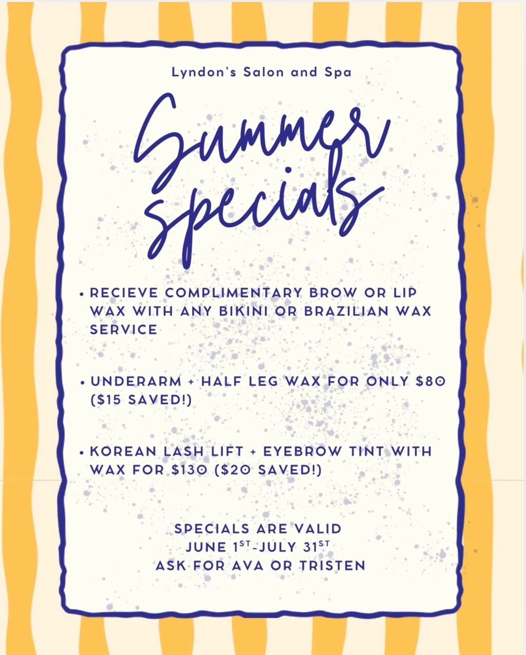 Instagram post from lyndonssalonspa. This post is in position 1.