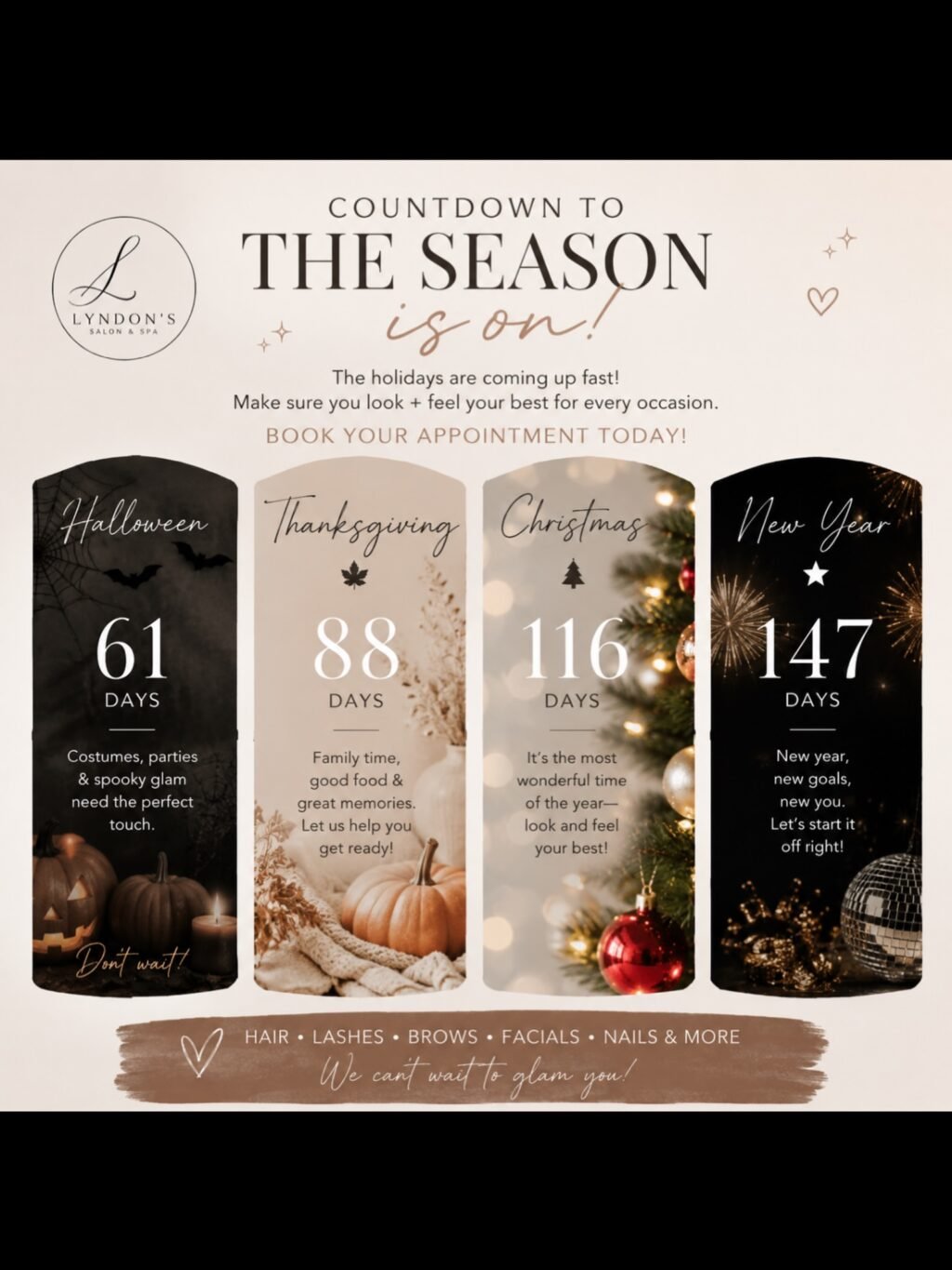 Instagram post from lyndonssalonspa. This post is in position 1.