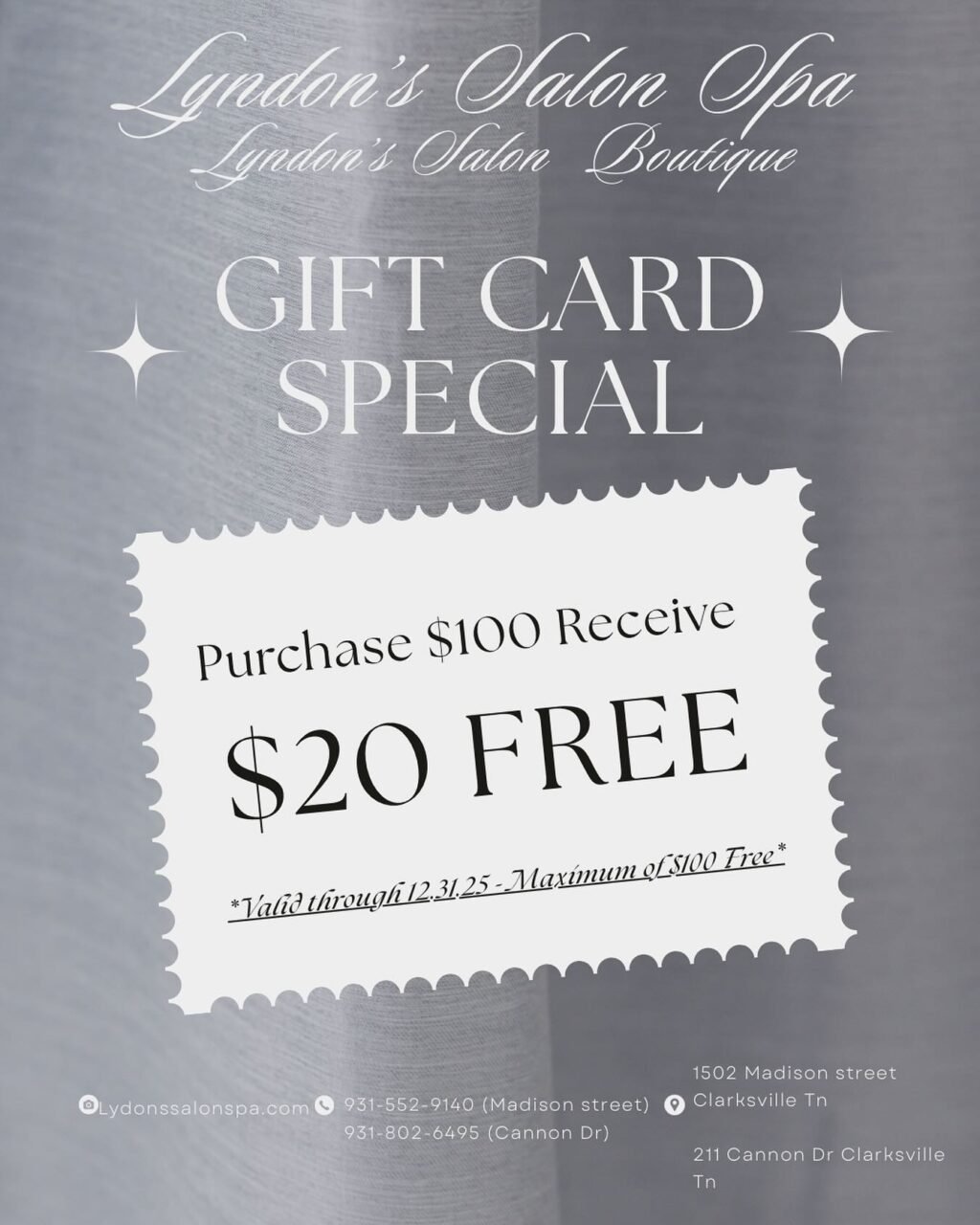 Instagram post from lyndonssalonspa. This post is in position 6.